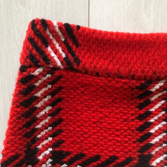 Orange Plaid Skirt - Picture 2 of 9